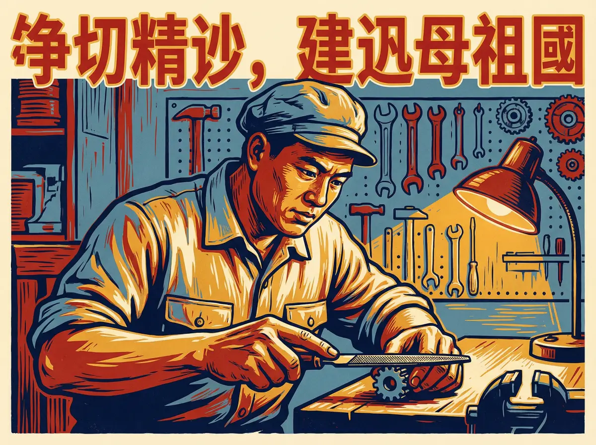 钳工大师张德勤 - 51吃瓜 先锋人物